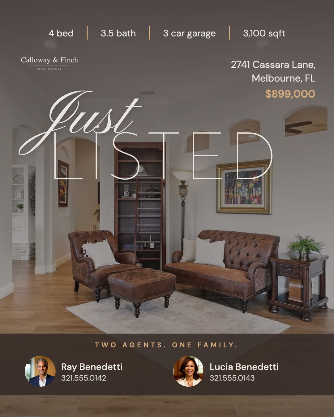 Just Listed post for a mediterranean home in Melbourne