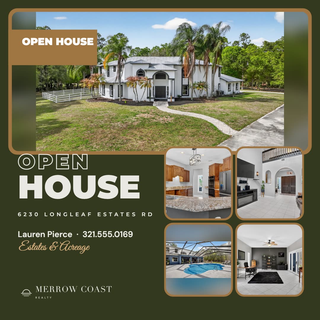 Open House square post from the estate on acreage sample kit
