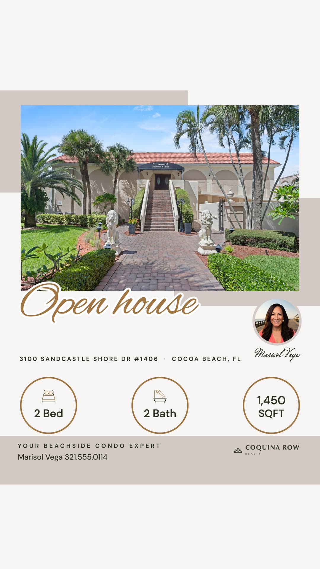 Open House story from the oceanfront condo sample kit